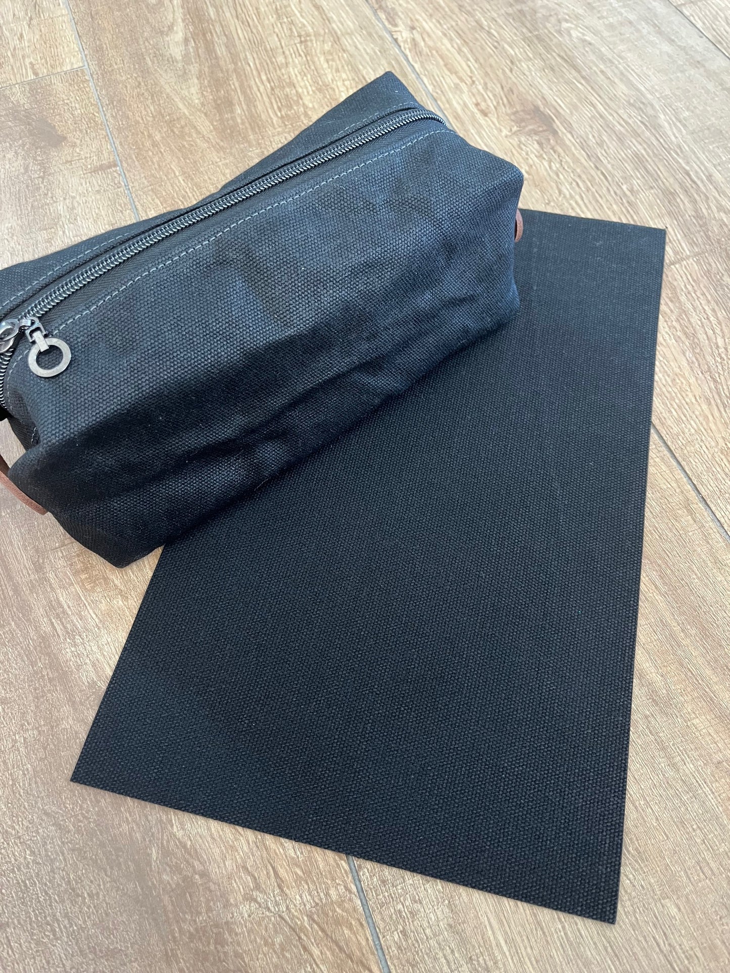 Black 16oz waxed canvas