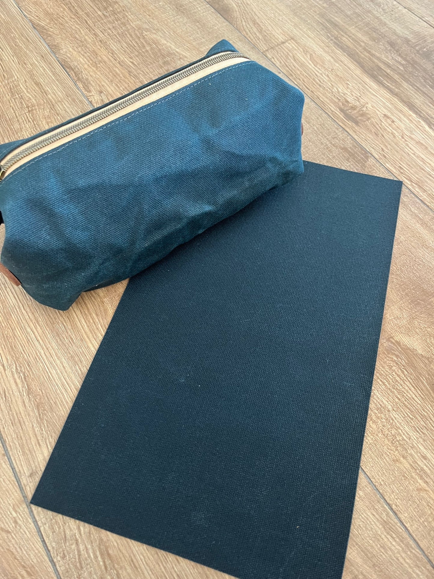 Teal 16oz waxed canvas