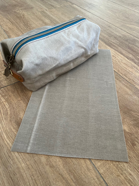 Dark beige 16oz waxed canvas